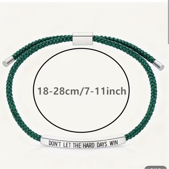 Don’t Let The Hard Days Win Bracelet - Picture 2 of 6